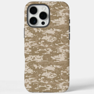 Military Digital Camouflage Army Desert iPhone 16 Pro Max Case