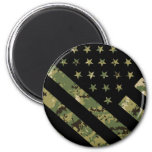 Military Digital Camouflage US Flag Magnet