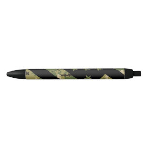 Military Digital Camouflage US Flag Pen