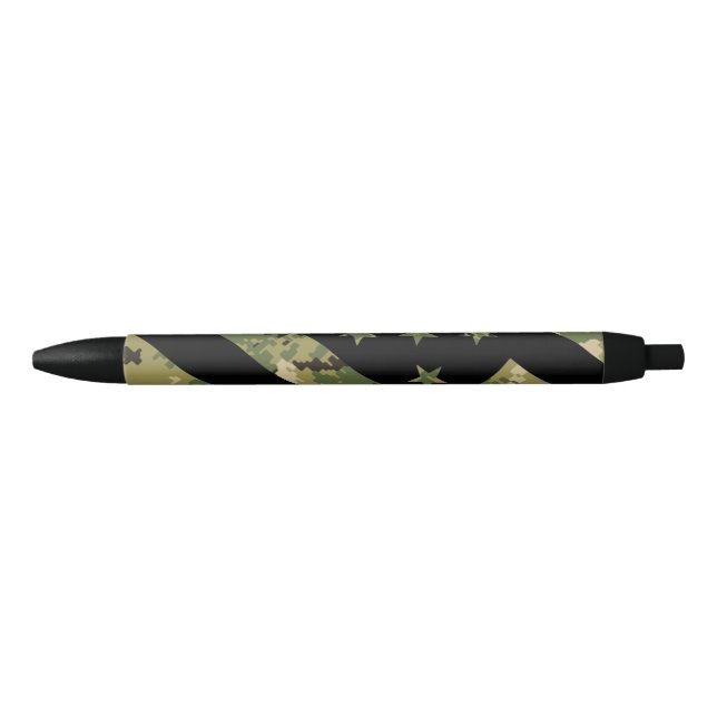 Military Digital Camouflage US Flag Pen (Front)