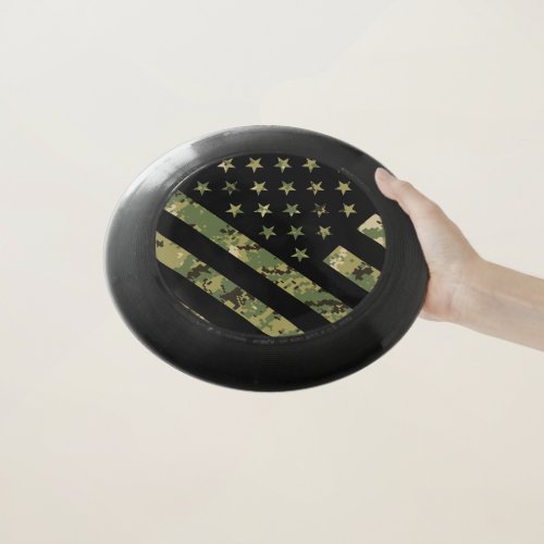 Military Digital Camouflage US Flag Wham_O Frisbee
