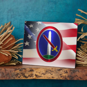 Military District Washington Plaque