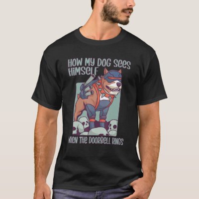 Military Dog Pitbull Security Saying For Women And T-Shirt