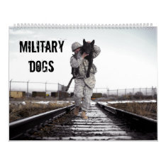 Military Dogs Active Duty Calendar at Zazzle
