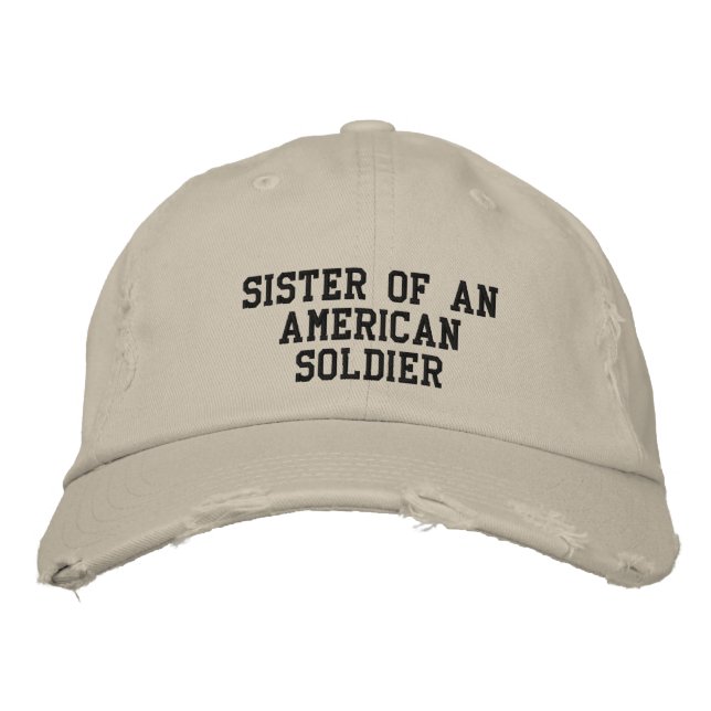 military embroidered baseball cap (Front)