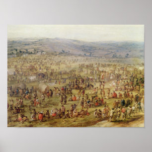 Military Encampment Poster