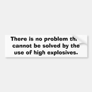 MILITARY - Explosives Bumper Sticker
