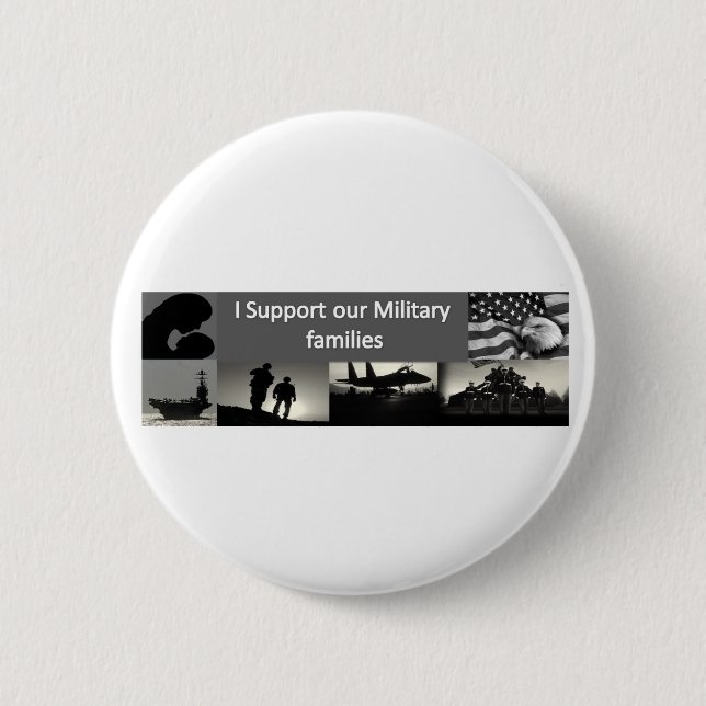 Military Families Pinback Button (Front)