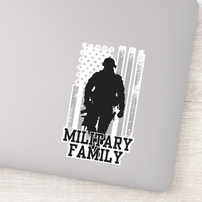 Military Family Sticker (Detail)