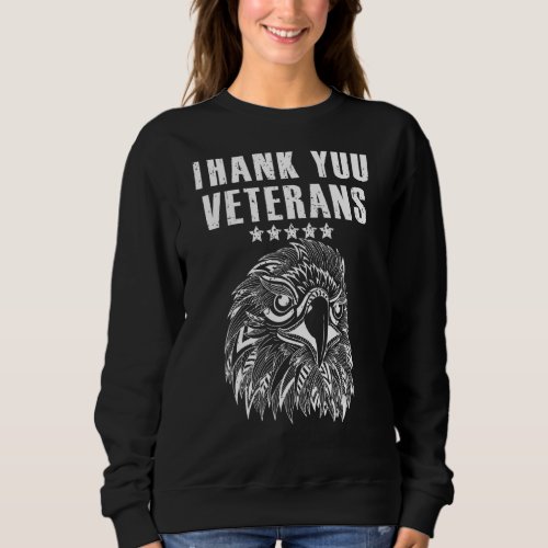 Military Family Thank You Veterans A Combat Boots  Sweatshirt