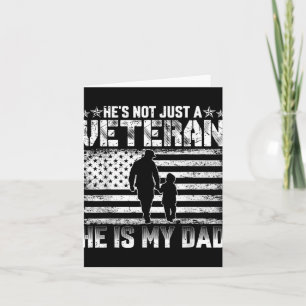 Military Family Veteran Support My Dad Us Veteran Card