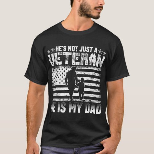 Military Family Veteran Support My Dad US Veteran  T_Shirt