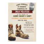 Military Farewell Going Away Boot Camp Invitation Military Farewell Going Away Boot Camp Invitation