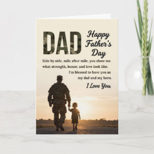 Military Father's Day Card