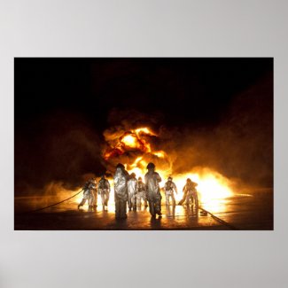 Military Firefighters Print