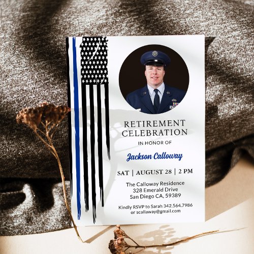 Military Flag, US Airforce Retirement Party