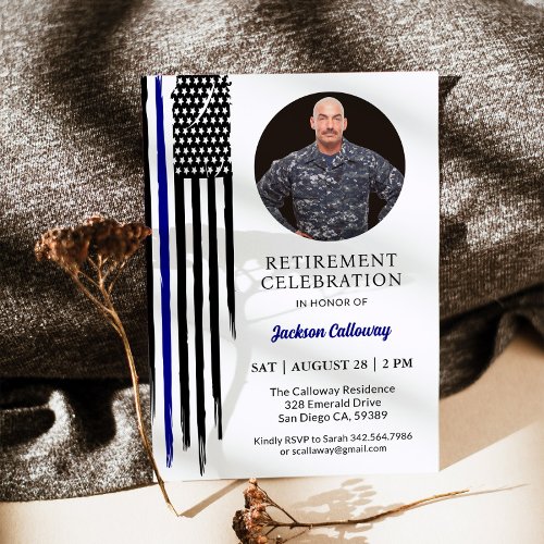 Military Flag, US Navy Retirement Party