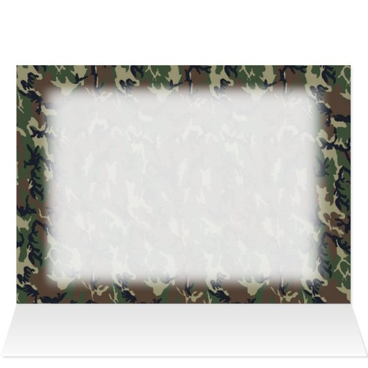Military Forest Camouflage Background (Inside Horizontal (Top))