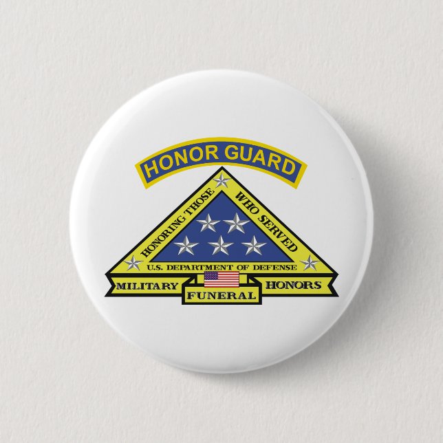 MILITARY FUNERAL HONOR GUARD BUTTON (Front)