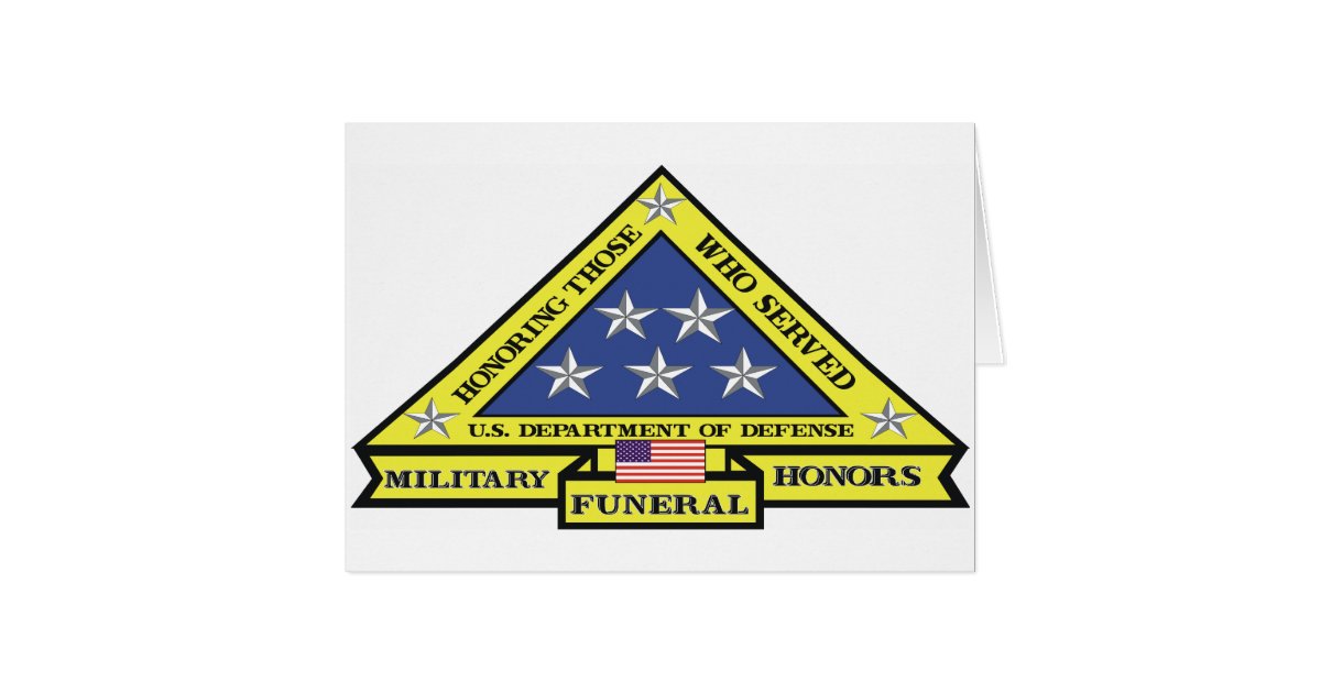 Military Funeral Honors Zazzle