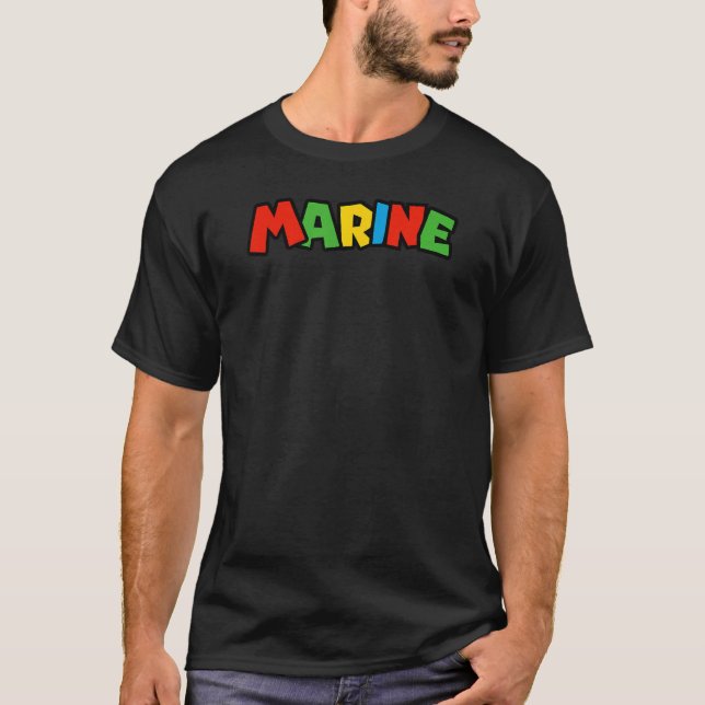 Military Gamer Design T-Shirt (Front)