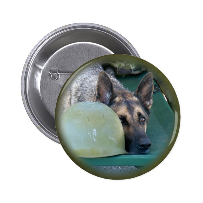 Military German Shepherd Pins