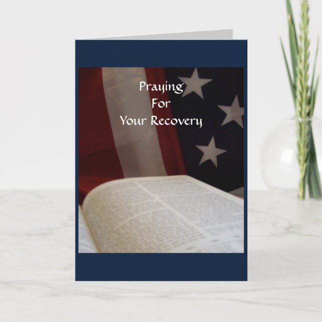 Military Get Well Card (Front)