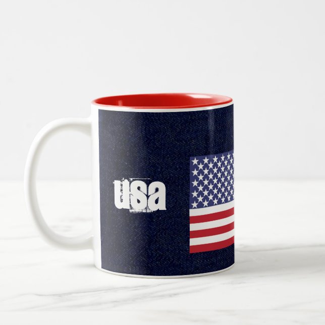 Military Gifts Collection Two-Tone Coffee Mug (Left)