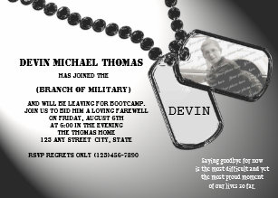 going away party invitations zazzle