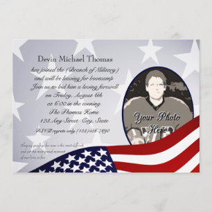 Military Going Away Party Invitation