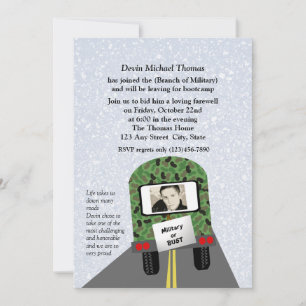 Military Going Away Party Invitation