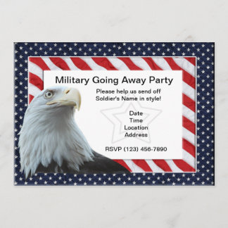 Military Going Away Party Invitations