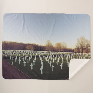 MILITARY GRAVES SHERPA BLANKET