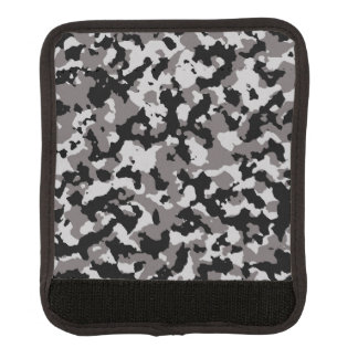 Military Gray Camouflage Pattern Luggage Handle Wrap