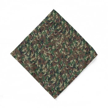 Military Green Camouflage Bandana by Camouflage4you at Zazzle