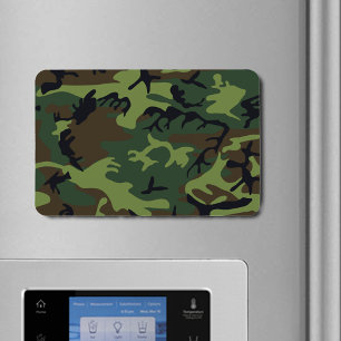 Military Green Camouflage Flexible Magnet