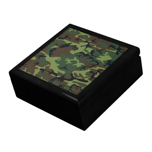 Military Green Camouflage Gift Box (Side)