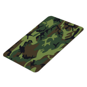Military Green Camouflage Magnet