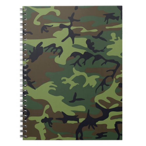Military Green Camouflage Notebook