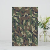 Military Green Camouflage Pattern (Standing Front)
