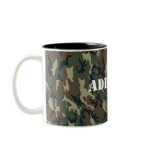 Military Green Camouflage Pattern