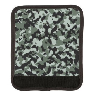 Military Green Camouflage Pattern Luggage Handle Wrap