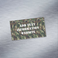 Military Green Camouflage Pattern