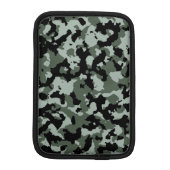 Military Green Camouflage Pattern Sleeve For iPad Mini (Back)