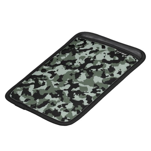 Military Green Camouflage Pattern Sleeve For iPad Mini (Front Bottom)