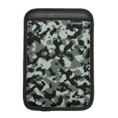 Military Green Camouflage Pattern Sleeve For iPad Mini (Front)