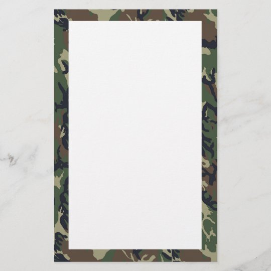 Military Green Camouflage Pattern Stationery | Zazzle.com