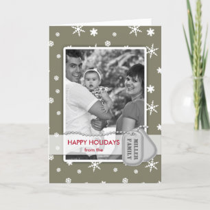 Military Happy Holidays Photo Card
