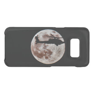 Military Helicopter Against the Moon at Night Uncommon Samsung Galaxy S8 Case