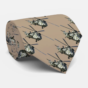 military helicopter tie
